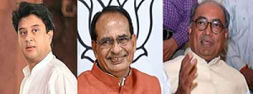 MP: Jyotiraditya Scindia, Shivraj & Digvijaya in fray in 3rd phase of LS polls