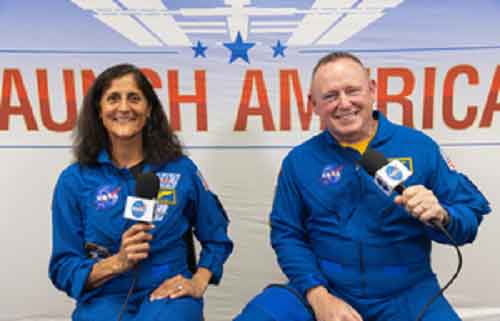 Indian-origin Sunita Williams, Butch Wilmore to fly to space on Boeing’s Starliner on Tuesday