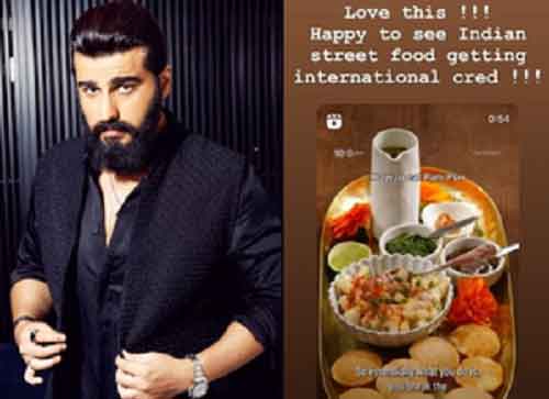 Arjun Kapoor says he is happy to see Indian food getting credit across the world