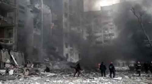 Russian airstrikes in Ukraine cause power outages