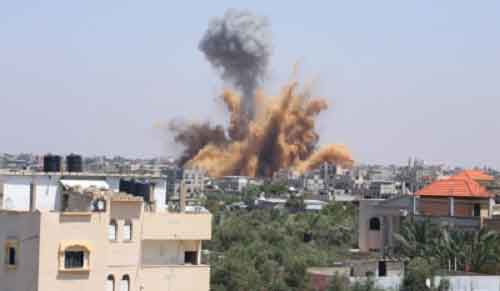 Israeli army carries out airstrikes on Rafah