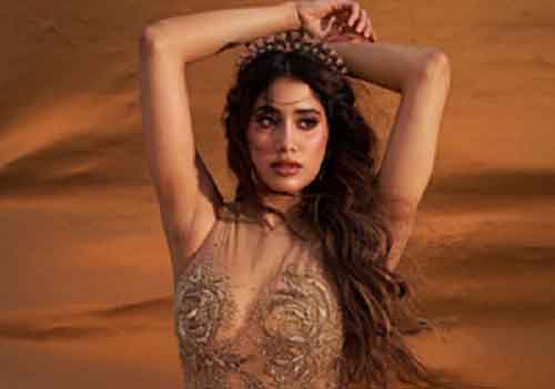 Janhvi Kapoor shimmers in golden outfit and flaunts tiara to add to the oomph
