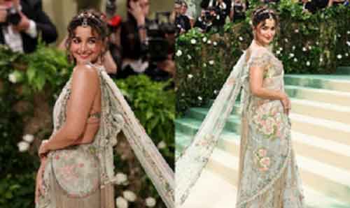 Alia attends MET Gala in Sabyasachi saree that took ‘collective effort’ of 163 individuals