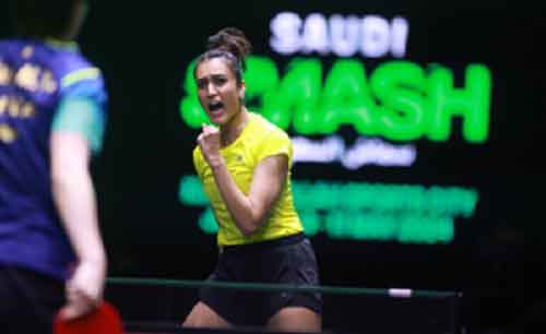 Manika Batra attains career best world no. 24 ranking after impressive Saudi Smash run