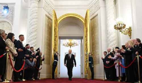 S.Korean envoy to Russia attends Putin’s inauguration ceremony: Seoul official