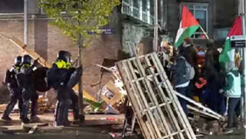 Police arrest 125 pro-Palestinian protesters at Dutch university