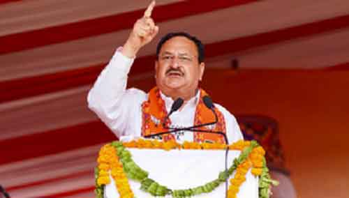 Congress can only sow seeds of hatred in society, says BJP chief Nadda