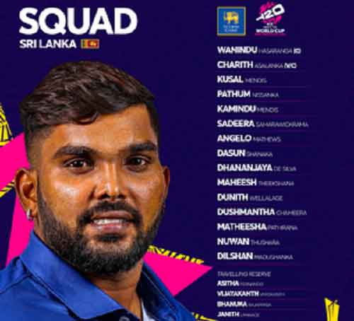 T20 World Cup: Hasaranga to lead star-studded Sri Lanka side as Angelo Mathews returns