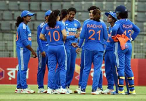 Batters, Radha and Asha star in India’s 21-run win over Bangladesh; clinch series 5-0