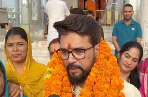 ‘Our achievements will enable lotus to bloom again,’ says Anurag Thakur at launch of roadshow