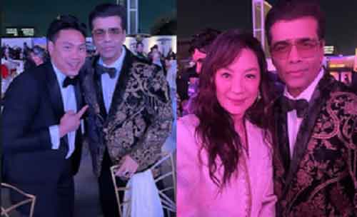 KJo reveals he has been a big fan of filmmaker Jon M. Chu, poses with Michelle Yeoh