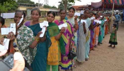 Polling underway in all 17 LS seats in Telangana