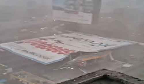 Mumbai dust-storm: 3 killed, 60 hurt as hoarding and vertical steel parking lot crash