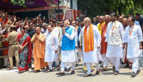 Pace of development in Kashi will get faster, promises PM Modi after filing nomination