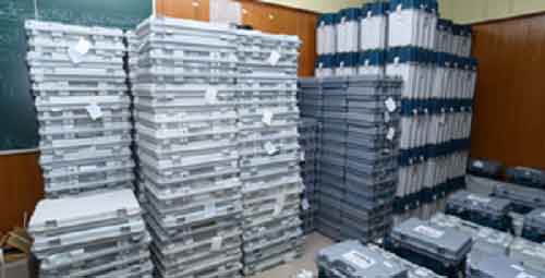 EVMs stored in 50 strongrooms under strict security: Assam CEO