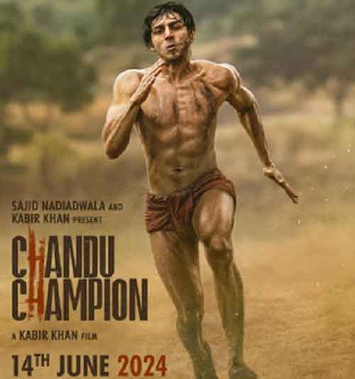 Kartik Aaryan looks ripped as he races in a langot in ‘Chandu Champion’ new look