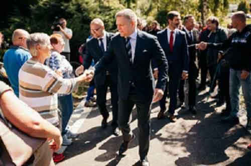 Slovak PM Fico shot during public interaction, condition unclear