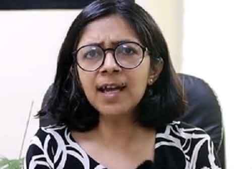 Delhi Police team at Swati Maliwal’s residence