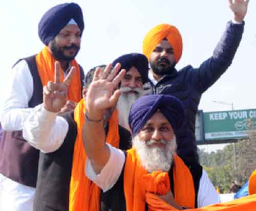 CM Mann allowed use of tear gas against Punjab farmers: Sukhbir Badal