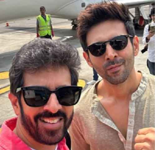 Kartik off to hometown Gwalior with Kabir Khan for ‘Chandu Champion’ trailer launch