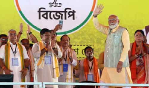 Congress, Trinamool sinking and heading towards ‘inevitable doom’, says PM Modi