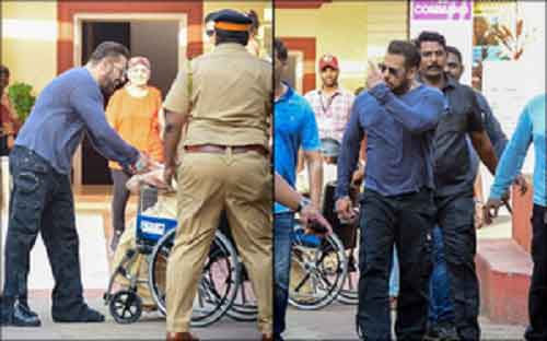 Salman spends time with wheelchair-bound woman before casting his vote