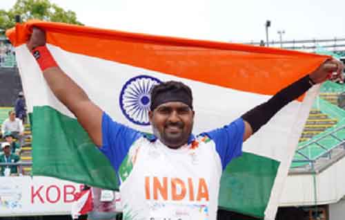 World Para-Athletics: Sachin Khilari bags gold in men’s Shot Put F46 with Asian record