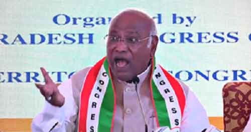‘Jhoothon Ka Sardar’, Congress President Kharge attacks PM Modi in poll-bound Haryana