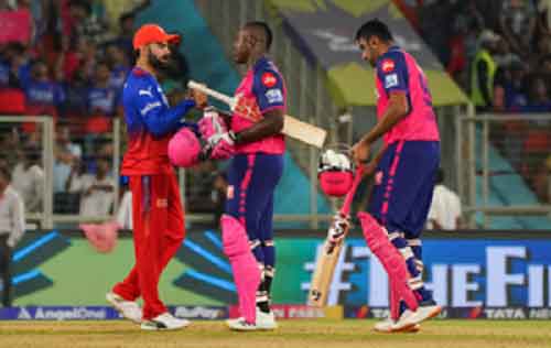 IPL 2024: RR end winless streak with four-wicket win over RCB; to meet SRH in Qualifier 2