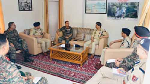 DGP, 16 Corps chief co-chair joint security review meeting in J&K’s Poonch