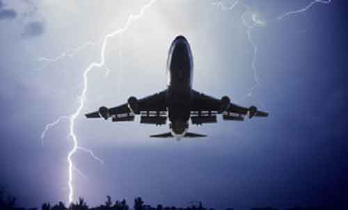 Flights diverted after lightning damages runway lights