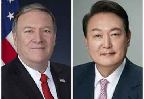 Yoon meets ex-US Secretary Pompeo, discusses Korean Peninsula issues