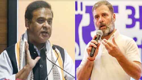 Himanta Biswa Sarma’s 5 posers to Rahul Gandhi on his ‘born inside system’ remark