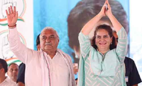 Modi govt never waived farm loans, Priyanka Gandhi claims in Haryana