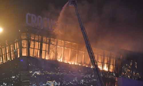 Russia links Ukraine to Crocus City Hall terror attack