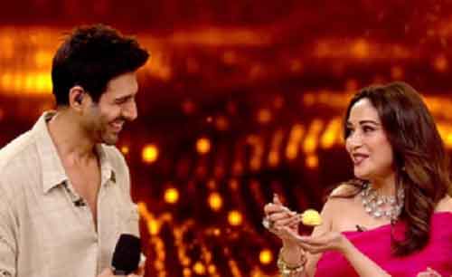 Madhuri’s rasmalai treat for ‘Chandu Champion’ Kartik Aaryan; diva lauds his dedication