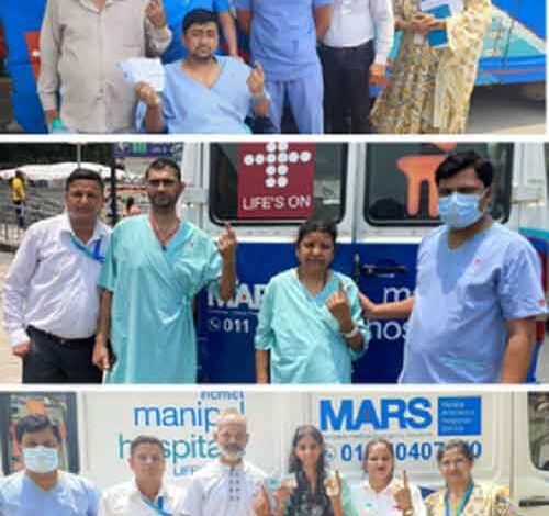 Patients cast votes in Lok Sabha elections with hospital’s help in Delhi