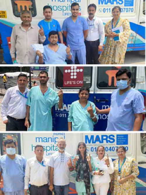 Patients cast votes in Lok Sabha elections with hospital’s help in Delhi