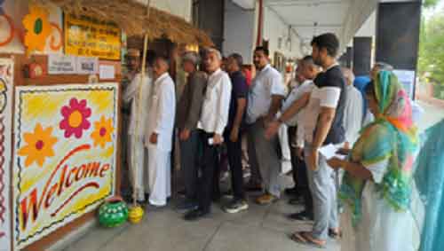 Haryana records voter turnout of 50 per cent