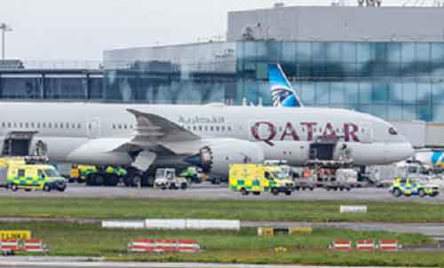 Twelve people injured by turbulence on Doha to Dublin flight