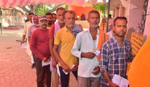 55.45 pc polling in 8 LS constituencies in Bihar till 6 p.m.