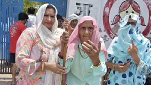 63.8 per cent turnout in Haryana for 10 parliamentary seats