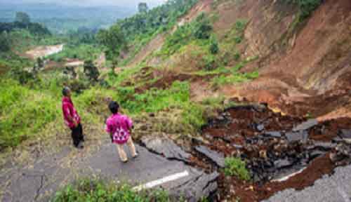 4 killed in landslides in Indonesia