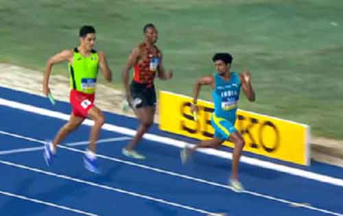 Sprinter Amoj Jacob credits one-month stay in Bahamas for Paris Olympics berth