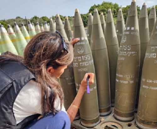 ‘Finish Them’, Nikki Haley writes on Israeli shell