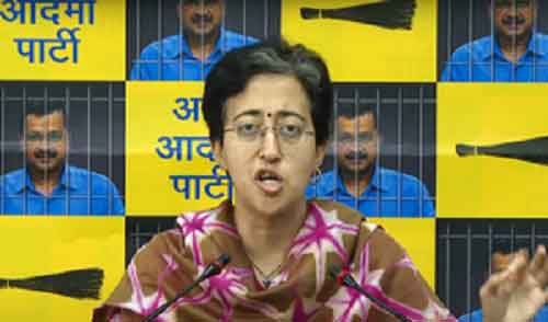 Atishi appeals to Haryana, UP governments for additional water release to Delhi