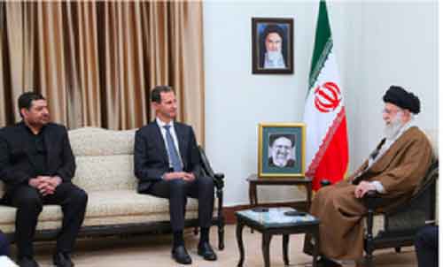 Iran’s leader urges greater Iran-Syria cooperation to overcome West’s pressure