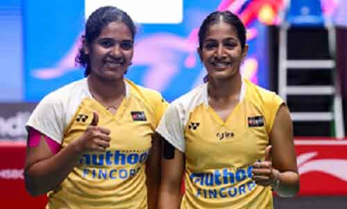 Singapore Open: Treesa-Gayatri stun Korean duo to enter maiden Super 750 semis