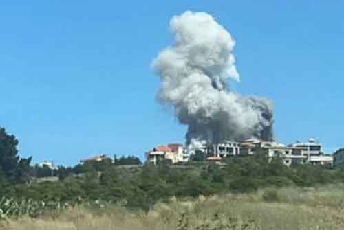 Paramedic killed, another wounded in Israeli airstrike on Lebanon