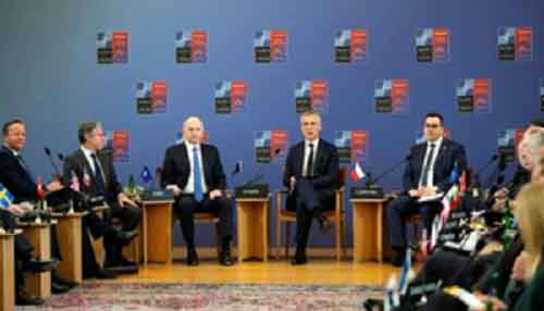 NATO chief wants allies to equitably share burden of aid to Ukraine